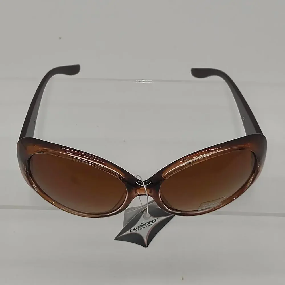 Diamond eyewear brown sunglasses with